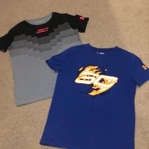 youth boys UnderArmour t-shirts